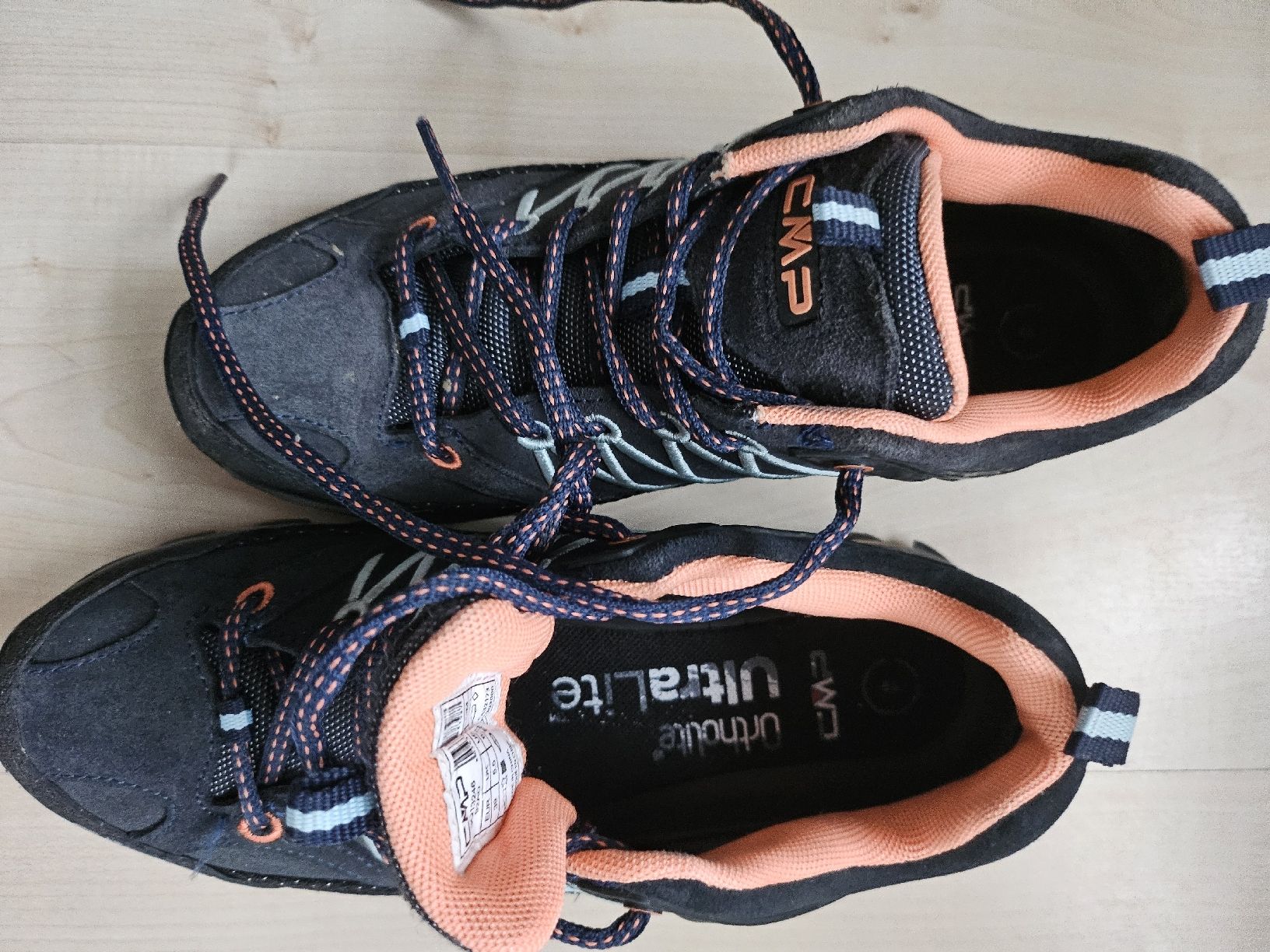 CMP Scarpe da donna: CMP Wanderschuhe dunkelblau orange Grösse 39 – Usato da Allschwil venduto da xha_5dbf 1