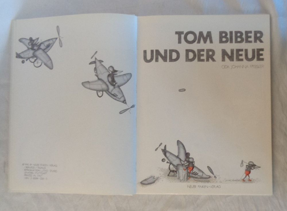 Tom Biber und der Neue / Bilderbuch von Oda Johanna Fässler | Kaufen ...