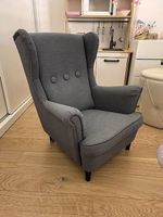 Fauteuil enfant IKEA STRANDMON gris (très bon état)