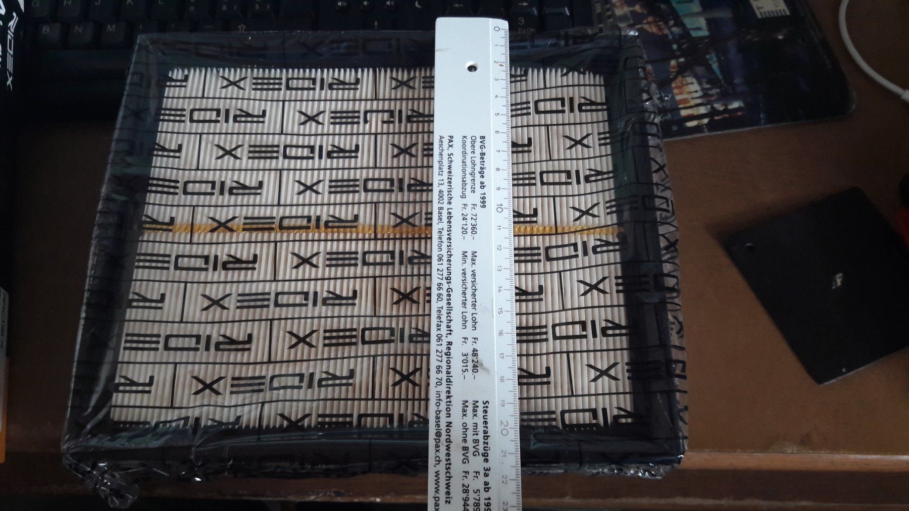 Lüftung: Filtre à air Ridex  Luftfilter 8A0002 – Neu und originalverpackt aus Laufen von Mann455 3