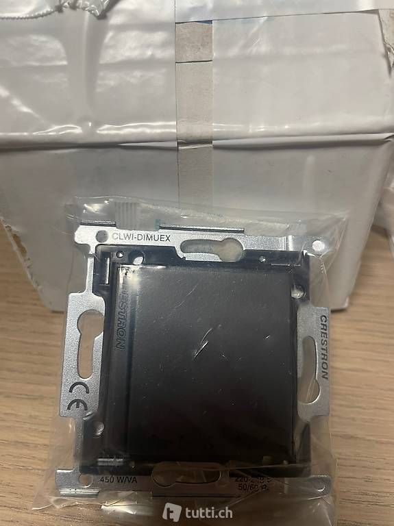 Schalter: Crestron Taster/Dimmer CLWI-DIMUEX – Gebraucht aus Adligenswil von cr02