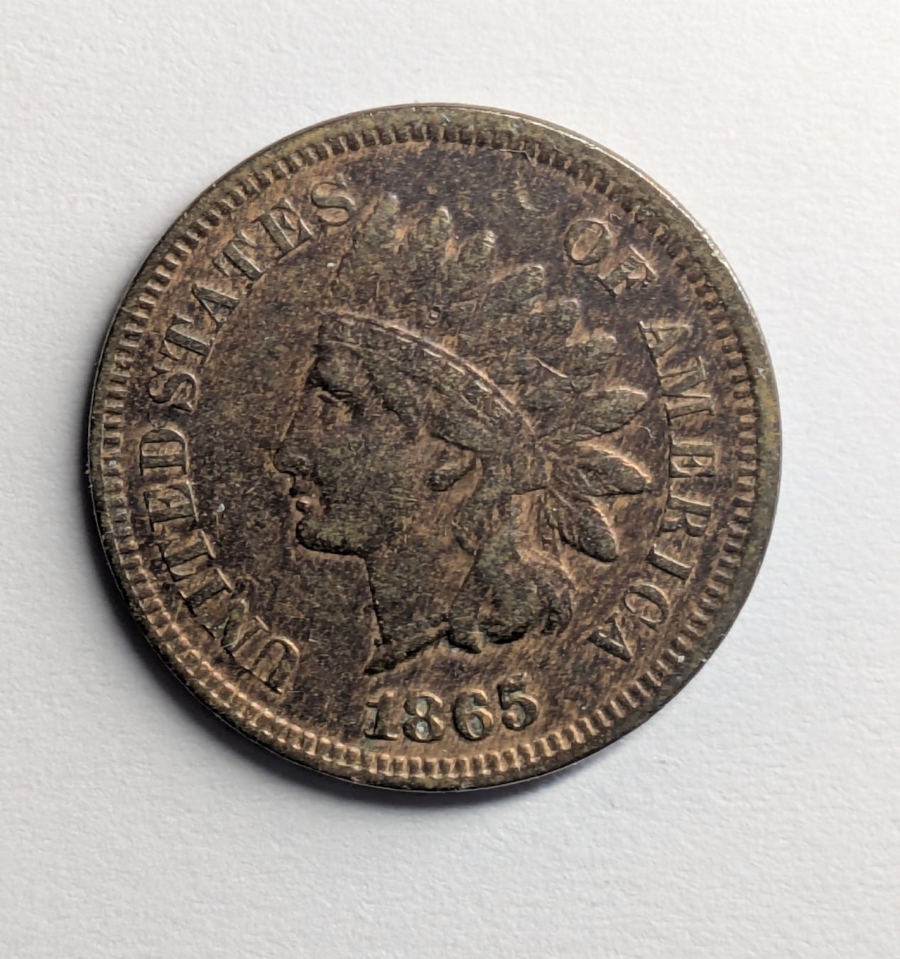 Tutti le monete: 1865 Indian Head Cent 🇺🇸 – Usato da Cottens FR venduto da lima777 1