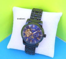 Sportlich-moderne Herren Uhr Mondphase Automatikuhr