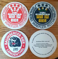 Bierdeckel Bier Brauerei Wäfler Rothenburg / Baumberger
