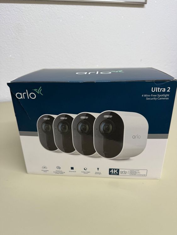 2-Pack Arlo Ultra 2 4K UHD Wireless Security Cameras - Add-on Set With Battery & Mount 3 thumbnail image