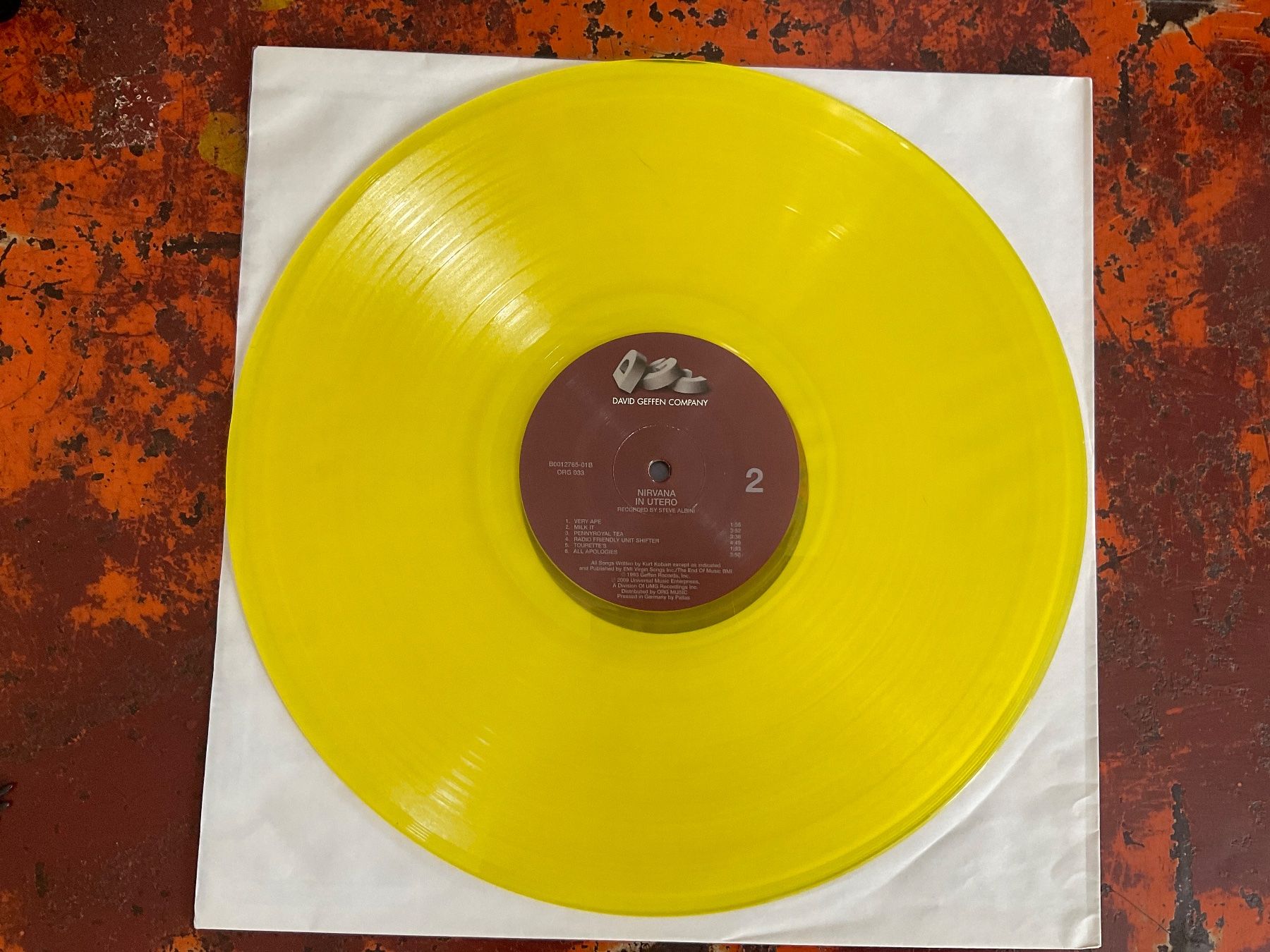 Schallplatten: Nirvana In Utero YELLOW Vinyl LP – Neu (gemäss Beschreibung) aus Delémont von vinylfreak01 7