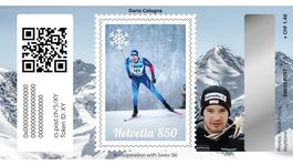 Swiss Crypto Stamp 5.0 - Dario Cologna (Basic ID 2)