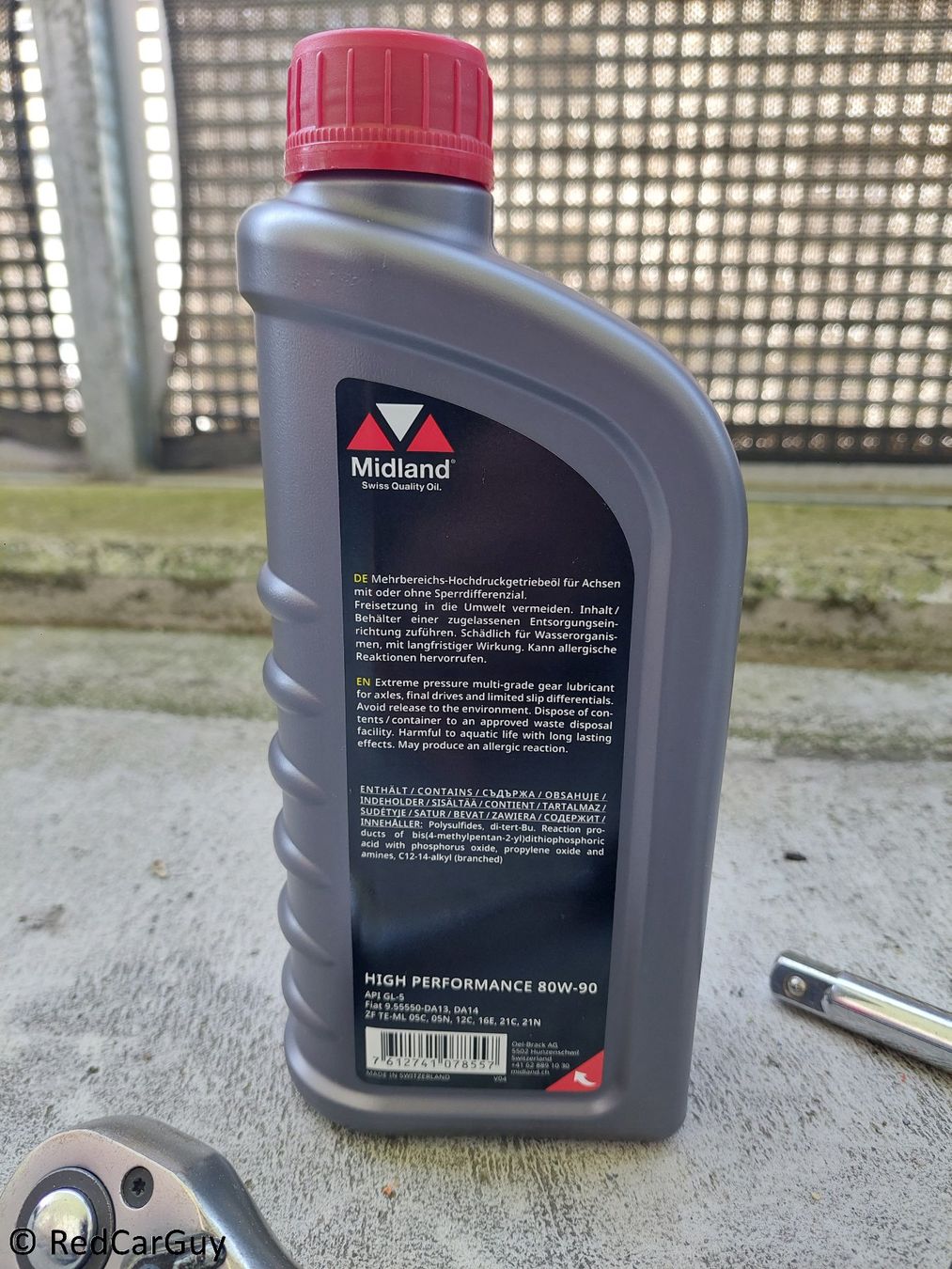 Oli & Additivi: Midland High Performance 80W-90 Differenzialöl – Nuovo e nell'imballaggio originale da Gretzenbach venduto da RedCarGuy 1