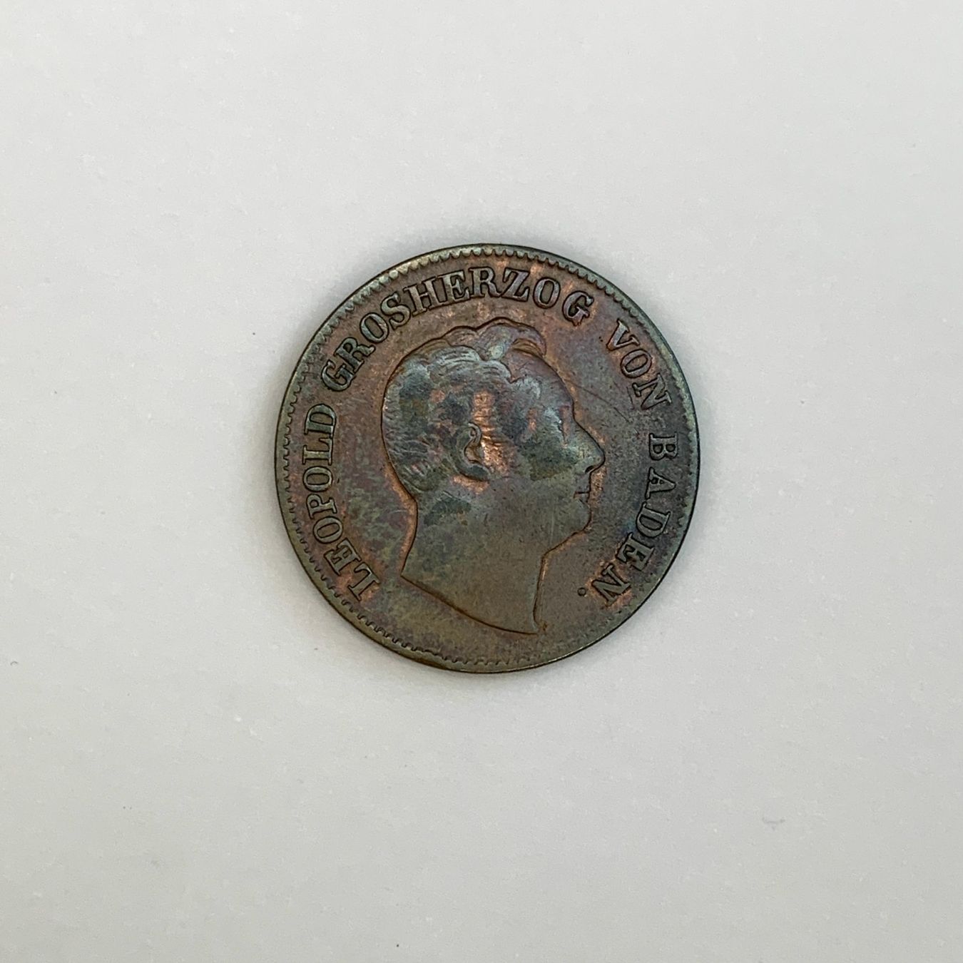 Alle Münzen: Baden 1 kreuzer 1848 – Gebraucht aus Genève von subermarket 1