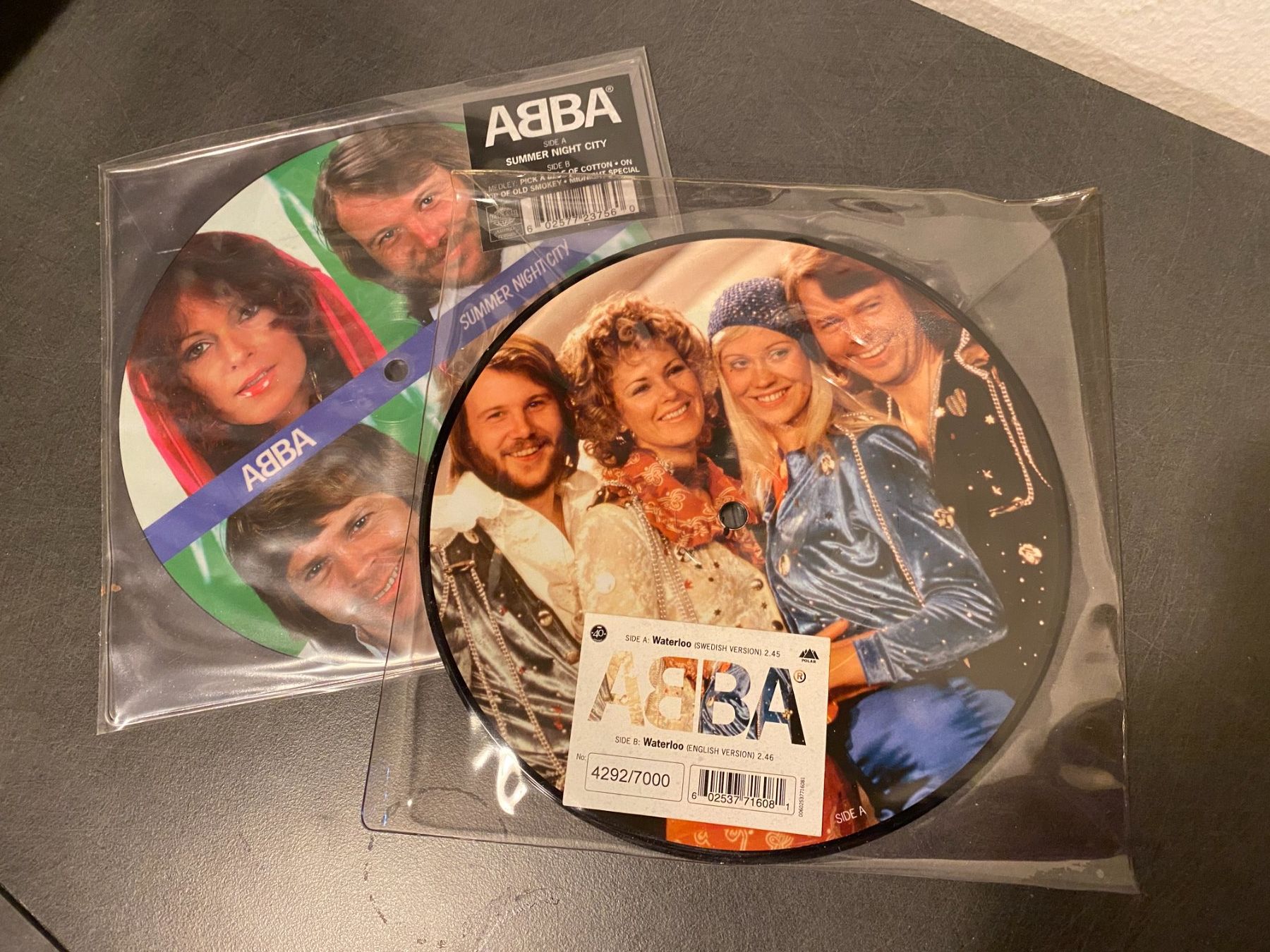 Schallplatten: ABBA - 2x Vinyl Single Picture-Disc – Neu (gemäss Beschreibung) aus Basel von VinylLover68 1