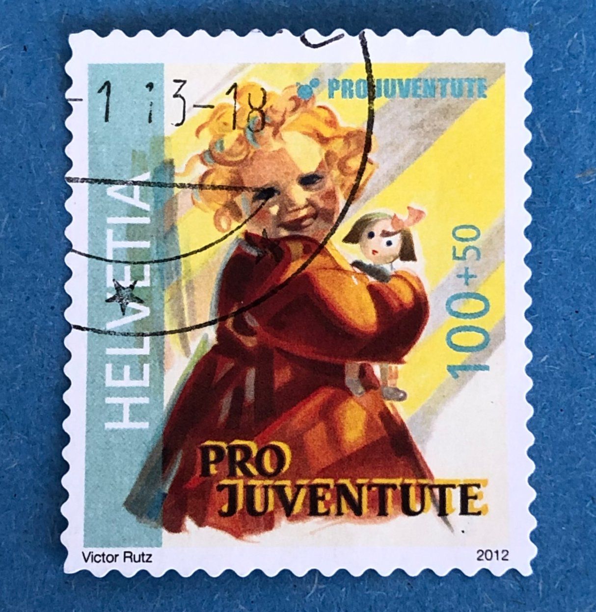 Tous les timbres: Nr.J 407A  GESTEMPELT Blondes Mädchen 2012   – D'occasion à Aarau par Billa007