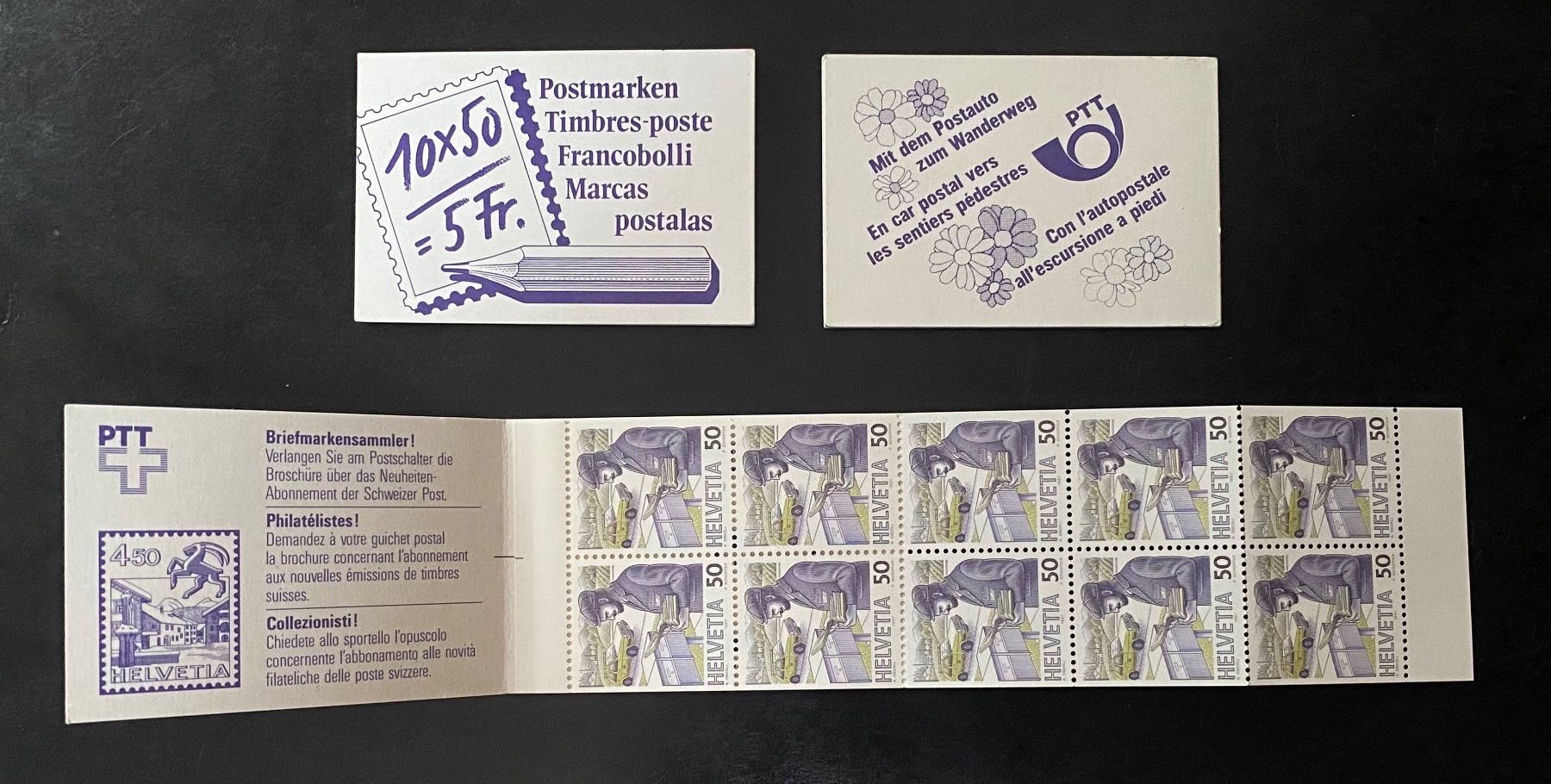 Alle Briefmarken: 1988 -  1 Stk. Markenheftchen Nr. 0-84 ** postfrisch – Neu (gemäss Beschreibung) aus Schnottwil von Chasarmar
