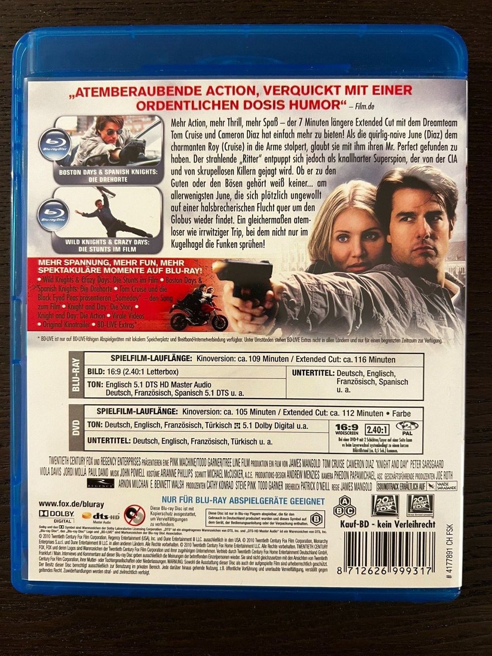 Tutti i DVDs: Knight and Day – Usato da Zürich venduto da Blu-ray_ZH 1
