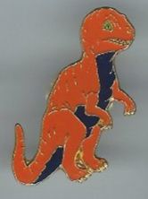 Plaketten & Abzeichen: Dinosaurier, Pin – Gebraucht aus Zürich von t24_de