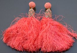 Oscar De La Renta Ohrringe / boucles d'oreilles