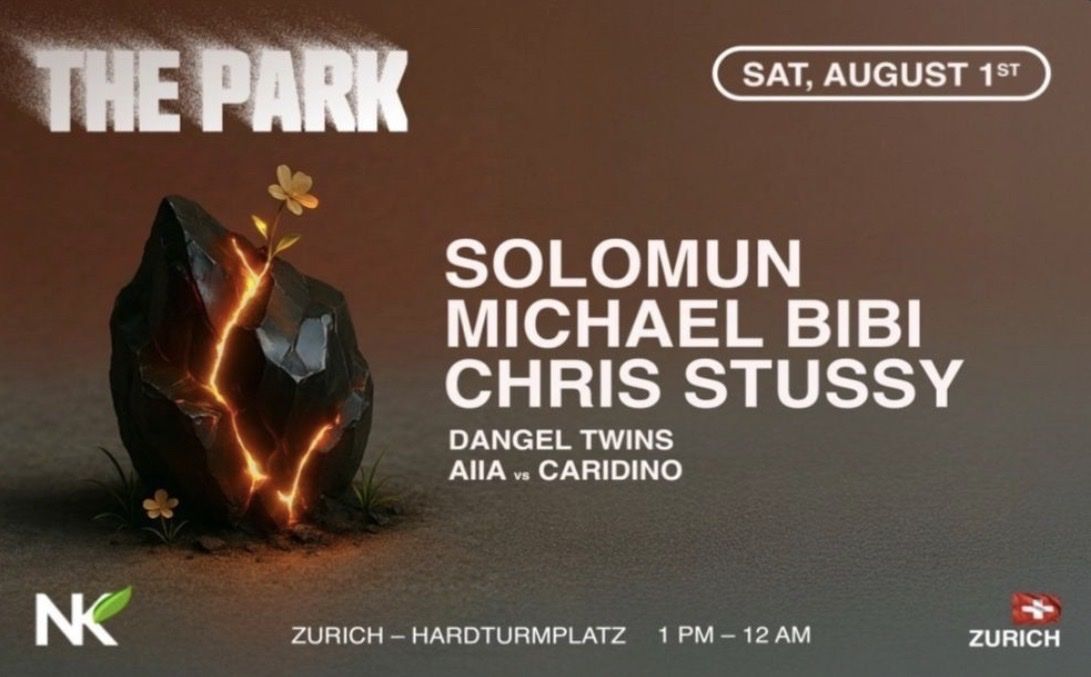 Biglietti: THE PARK w/ SOLOMUN, MICHAEL BIBI, CHRIS STUSSY – Nuovo e nell'imballaggio originale da Zürich venduto da Tomi_99