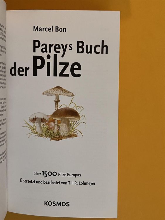 Pareys Buch der Pilze 1500 Pilze Europas Kaufen auf Ricardo