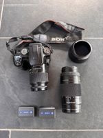 Sony Alpha 100 (DSLR-A100) mit 2 Objektiven