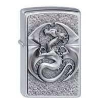 ZIPPO chrom gebürstet Anne Stokes Dragon
