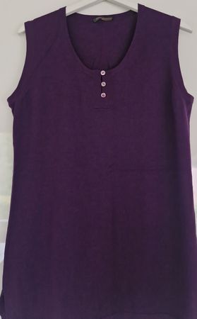 Retro Sleeveless Light Cardigan, Size M