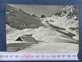 JOCHPASS SKI-PISTE SCHNEE 1948 AK ONW