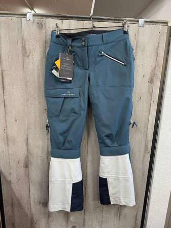 Amundsen Sports Peak Panther Pants Damen Gr.M Blau/Weiss Neu