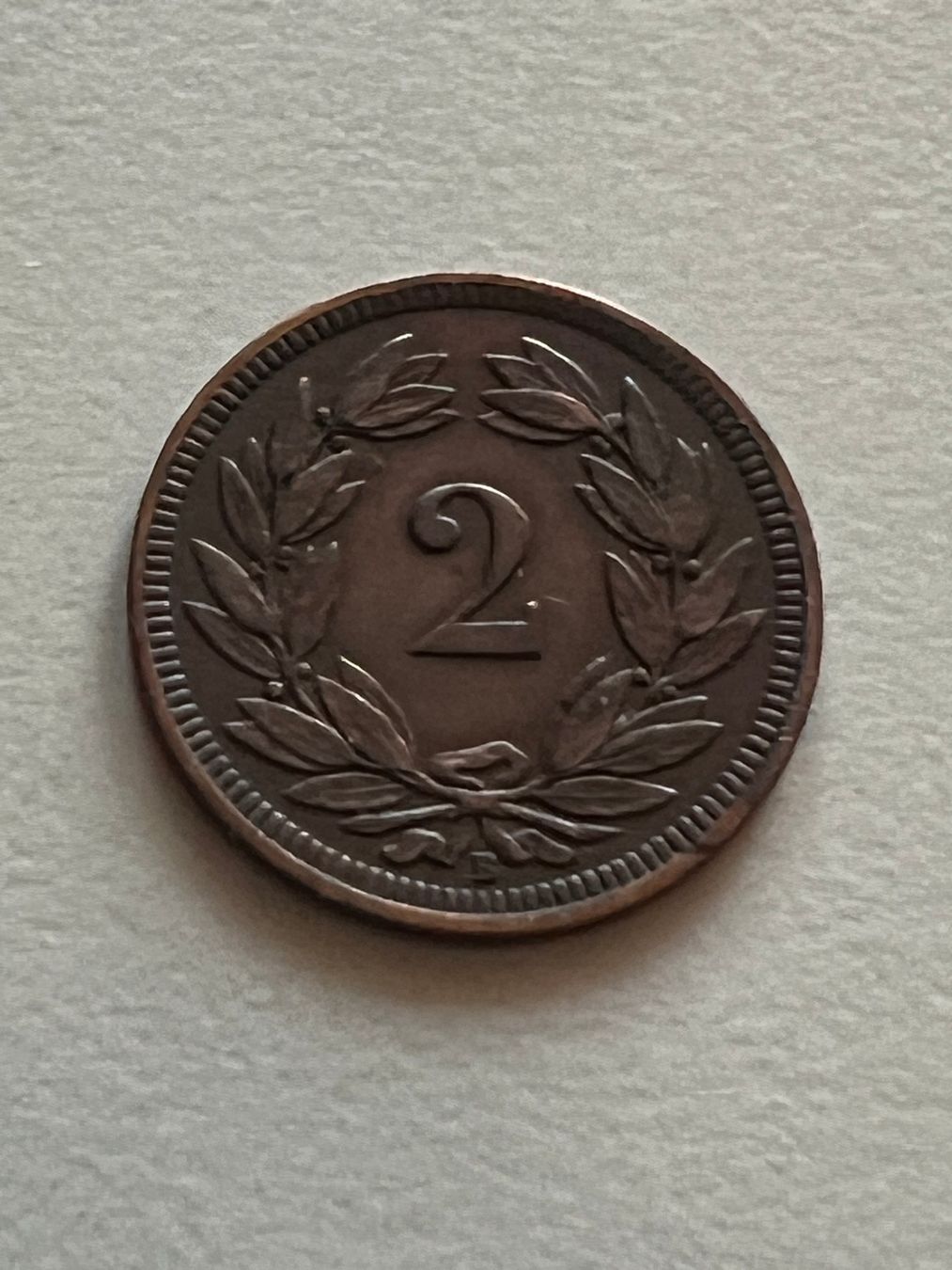 Alle Münzen: 2 Rp. 1909 – Gebraucht aus Schötz von Odpa 1