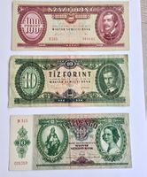 6 Ungarische Banknoten von 1930, 1936, 1941, 1969, 1984,1989