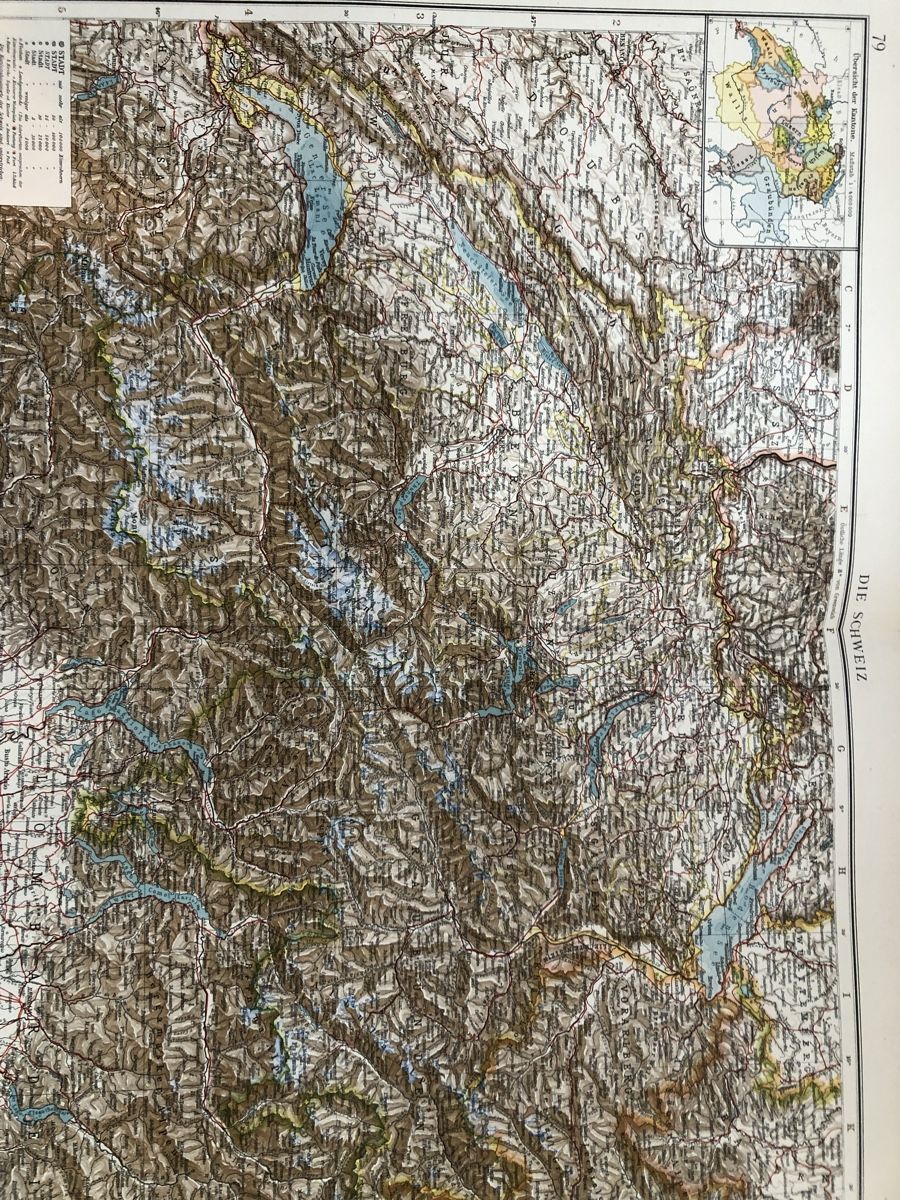 Libri: Handatlas ANDREES aus dem Jahre 1908 – Usato da Solothurn venduto da Heso11 9