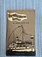 Broschüre: Vierwaldstättersee-Schiffahrt von J. Bachmann