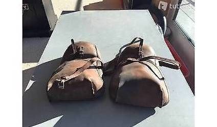 Schweizer Armee Taschen: Ledersacochen klein – Gebraucht aus Seewen SO von Swiss-moto-bike 2