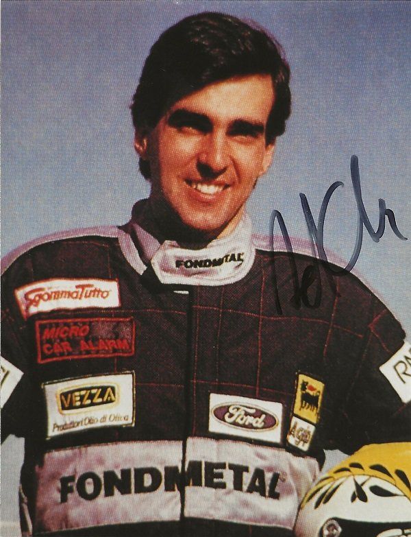 Autografi: Autogramm Andrea Chiesa 1992 – Usato da Solothurn venduto da F1shop1