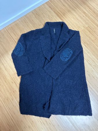 Marc Cain Strickjacke, Grösse L/XL, spitzenpatches