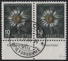 10 Rp. PJ Paar mit TAB (Carlina acaulis/Silberdistel)