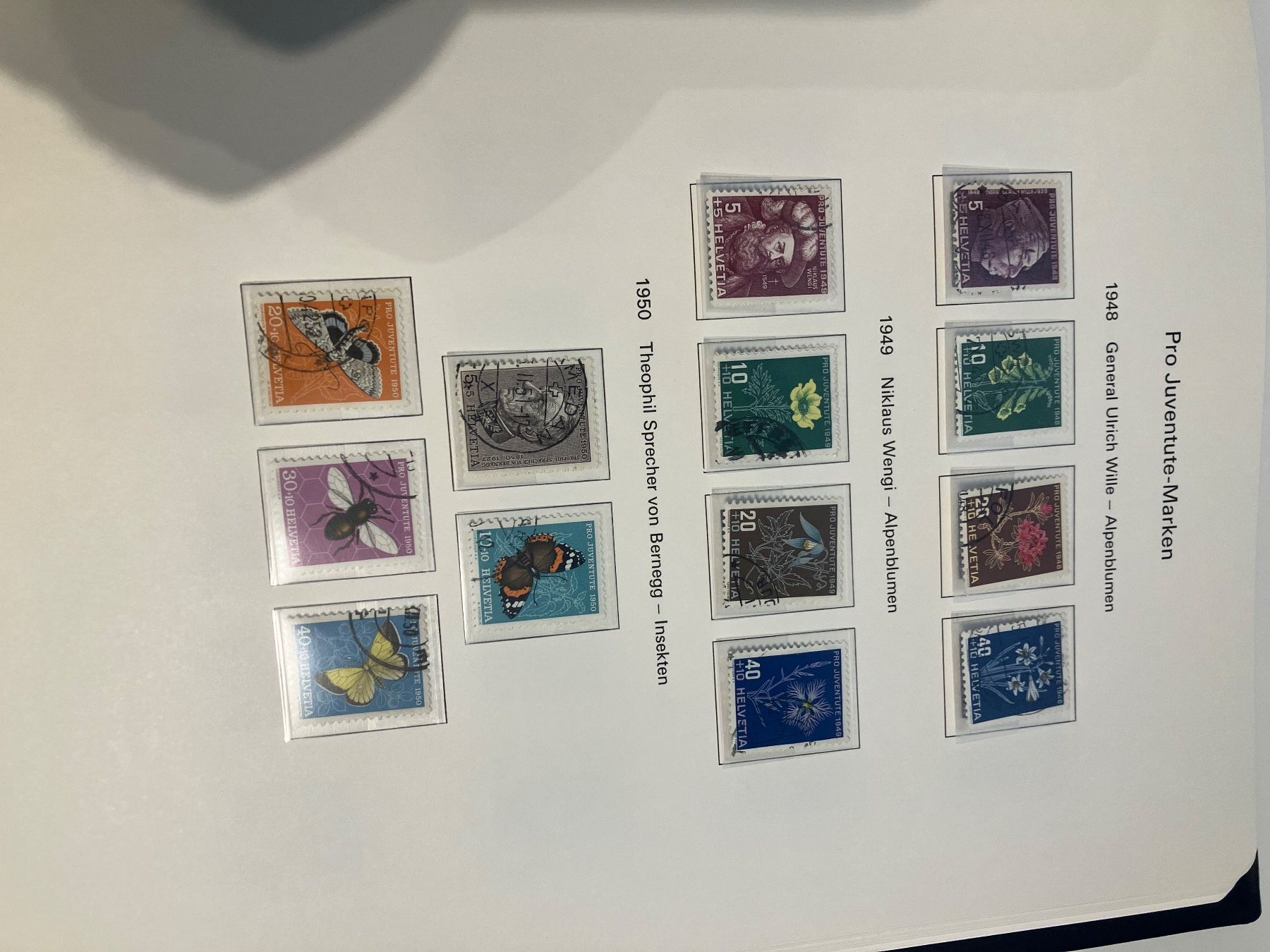 Tous les timbres: Pro Juventute 1912 - 1974 /bitte lesen – D'occasion à Baar par Ramona10 9