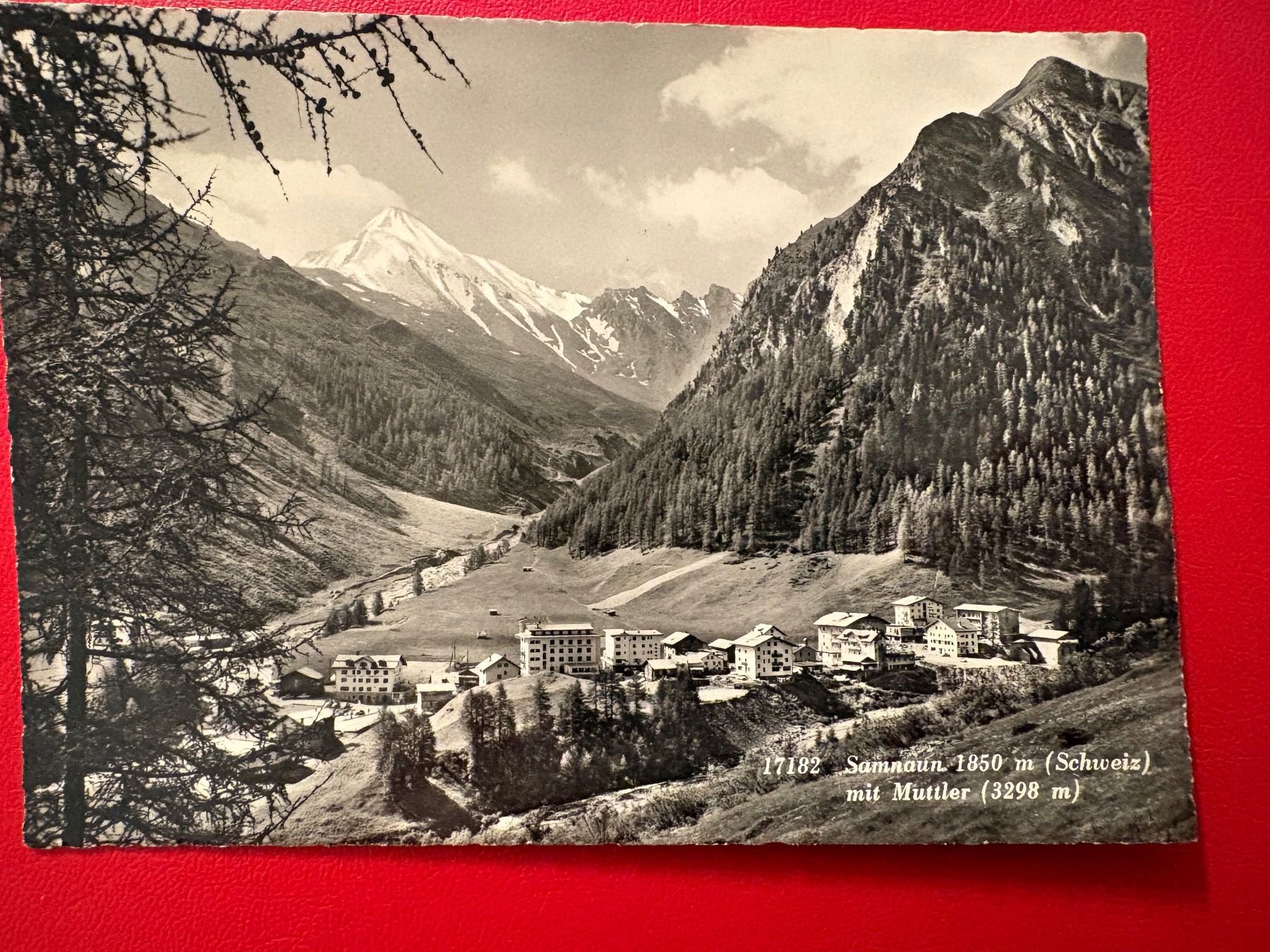 Cartoline postali: 1965 / Samnaun mit Muttler – Usato da St-Légier-La Chiésaz venduto da Theo005