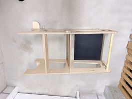 Lernturm Holz mit Wandtafel klappbar guter Zustand