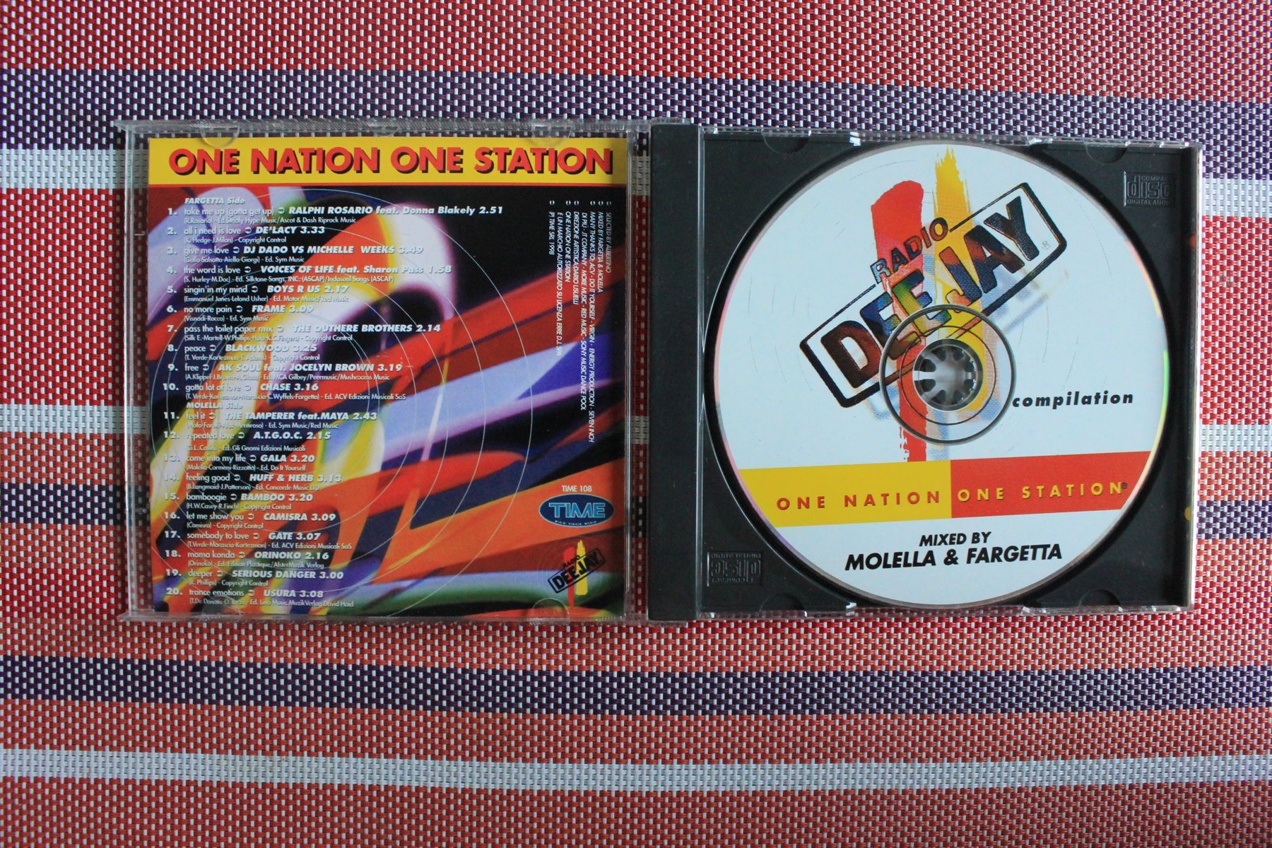 CD: CD One Nation One Station Compilation Radio Deejay 1998 – Usato da Geroldswil venduto da CD-Verkauf-2022 1