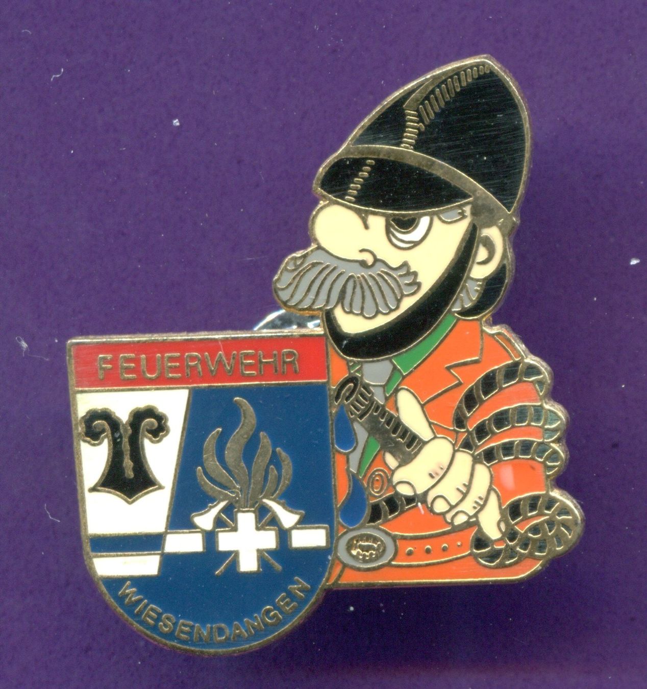 Placchette & Badge: Feuerwehr  WIESENDANGEN – Usato da Winterthur venduto da Sammleroase