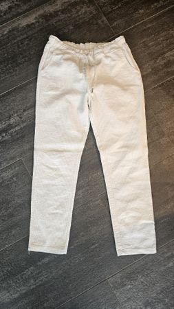 Sommerhose Kord, hellbeige/weiss, Grösse M, Top Zustand!