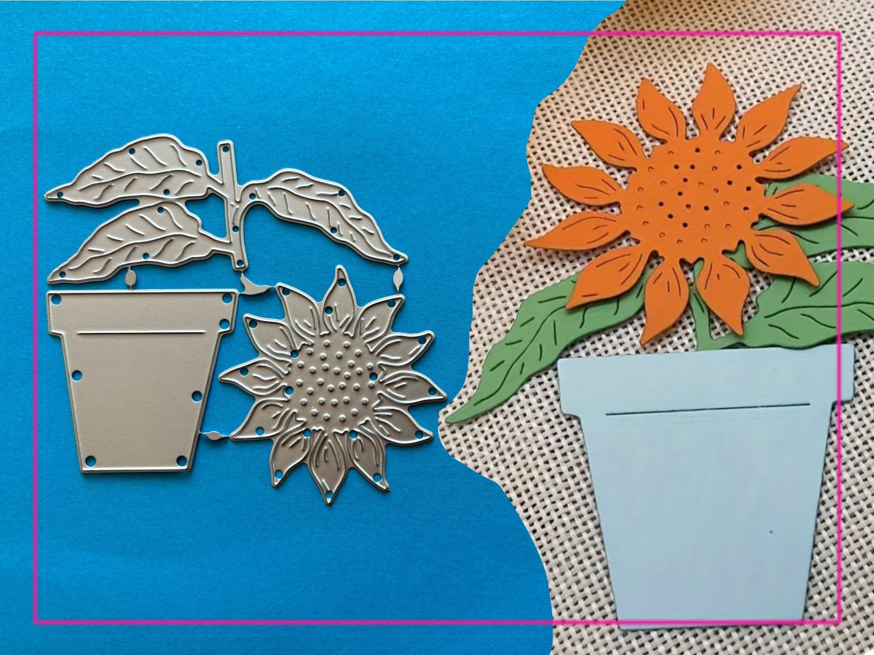 Sciablone: Sonnenblume  - Stanzschablone – Nuovo e nell'imballaggio originale da Frenkendorf venduto da jazzplatten