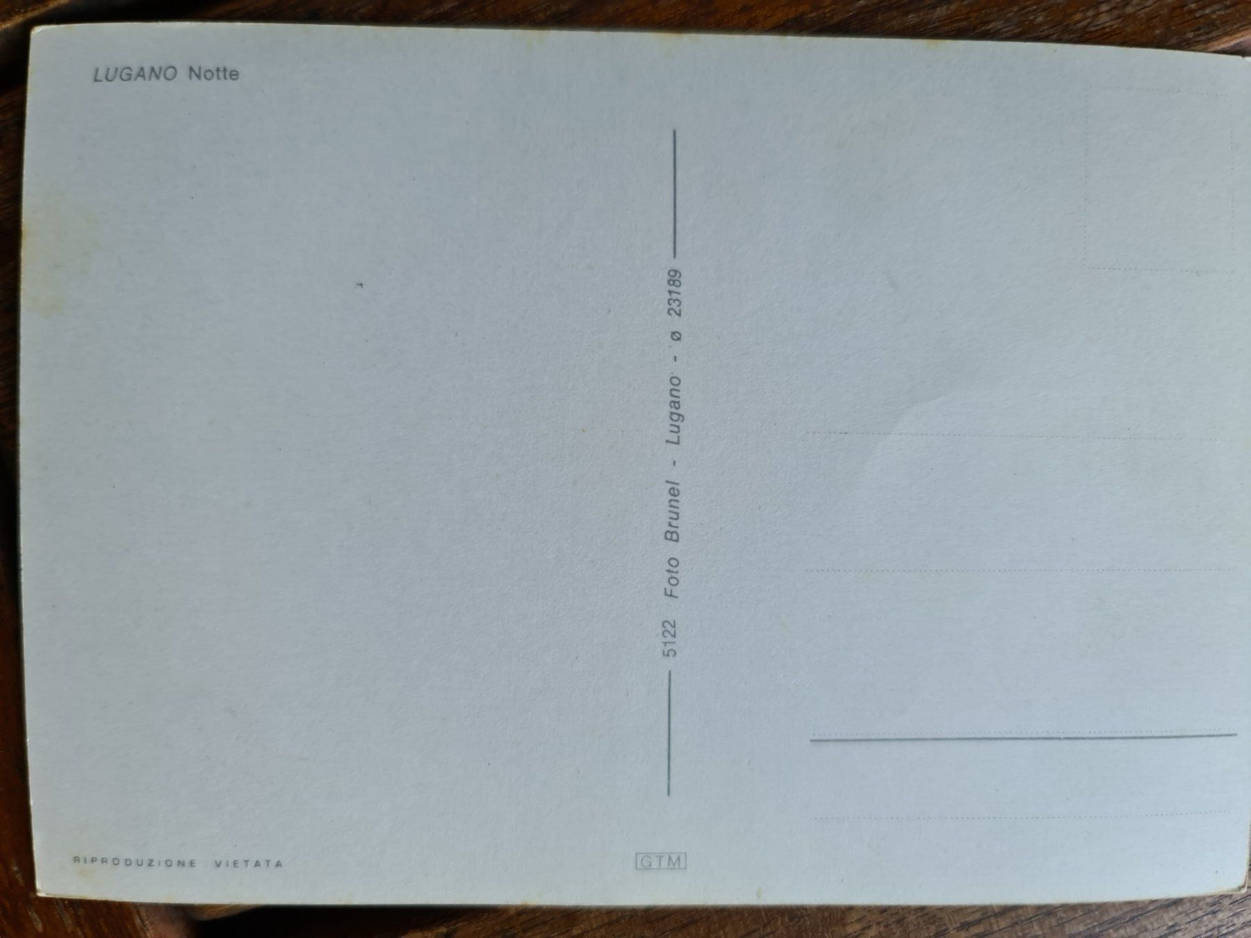 Cartoline postali: Ansichtskarte Lugano notte – Nuovo (secondo la descrizione) da Dintikon venduto da Vexi 1