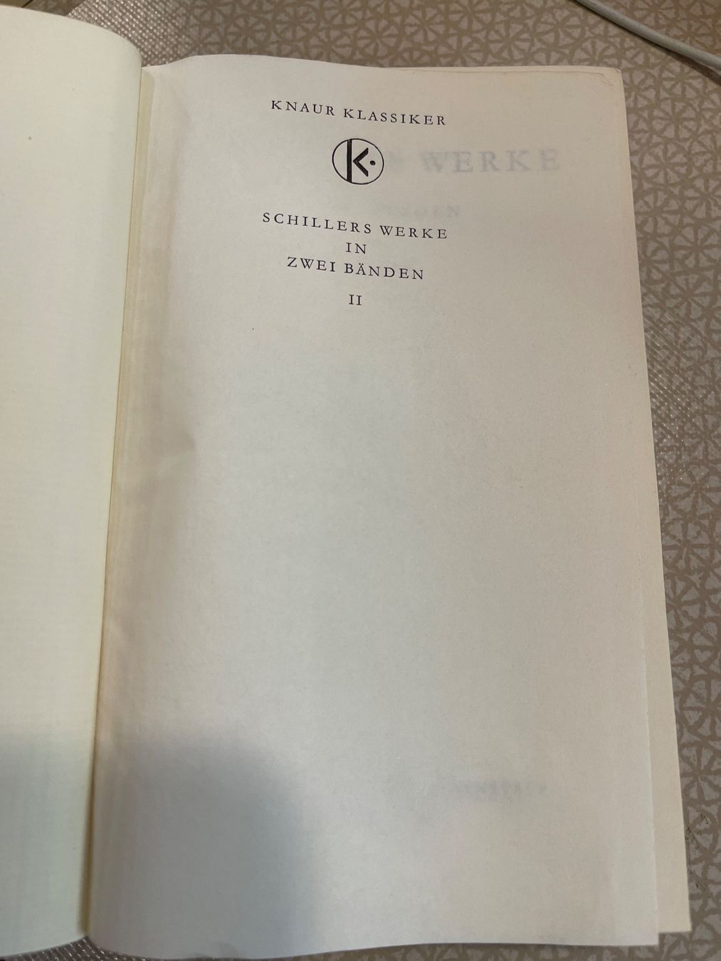 Libri: 2 Bücher - Friedrich Schiller Werke 1+2 – Usato da Urnäsch venduto da pas_5r9c 5