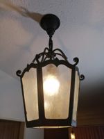 Korridorlampe / Deckenlampe – Metall & Glas – klassisch
