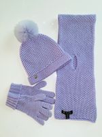 Loro Piana girls cashmere hat, scarf, gloves set M 3-6 Y NEW