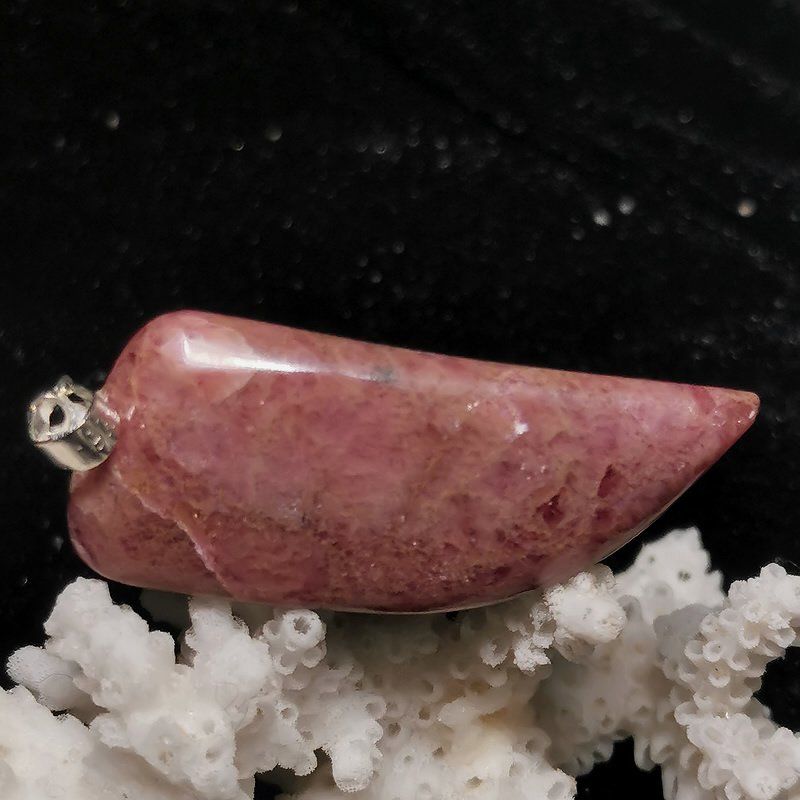 Ciondoli: Rhodonit Anhänger – Nuovo e nell'imballaggio originale da Walenstadt venduto da vkt_qc8d 2