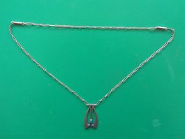 Jugendstil-Collier,Pforzheim um 1910-Silber 800