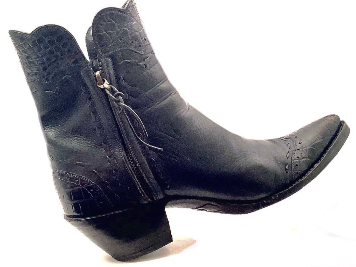 Scarpe da donna: Stallion Western Boots 39 Leder Schwarz – Usato da Küsnacht ZH venduto da Vuit-on 1