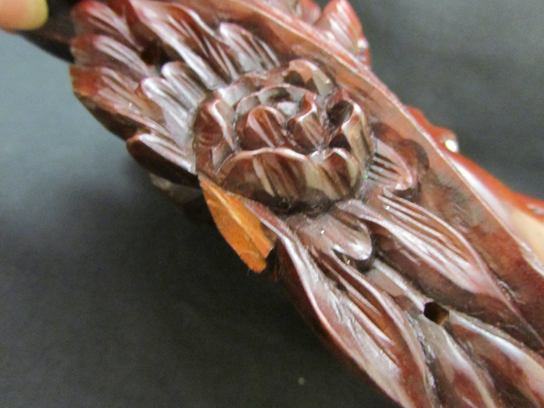 Statuette: Geschnitzte Holz-Maske Asien – Usato da Basel venduto da spinne02 4