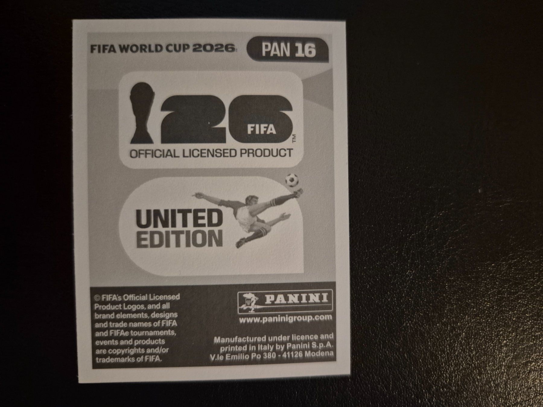 Panini Carte collezionabili: Panini WM 26 PAN 16 – Nuovo (secondo la descrizione) da Rorschacherberg venduto da AJ3108 1